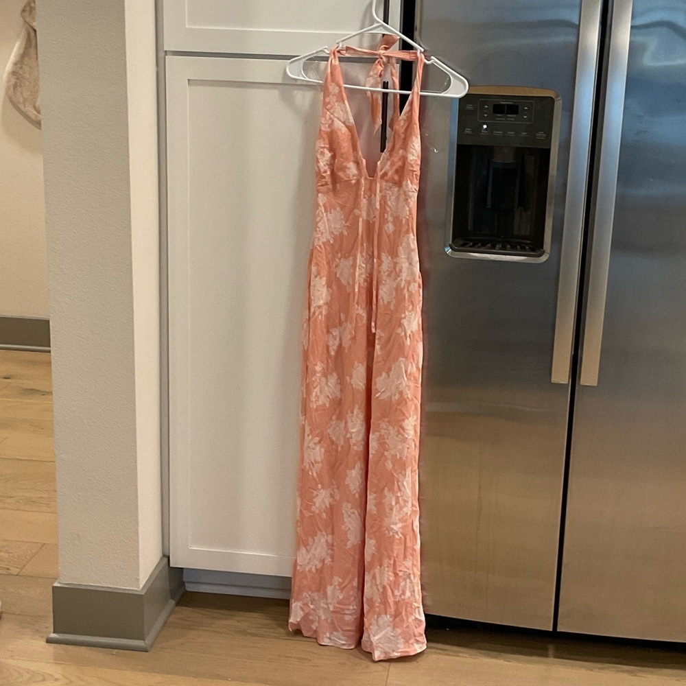 Target Peach and White Floral Maxi Dress, Wild Fable